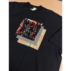 NEW Nigel Xavier MoonMan Limited Upcycle Black T-Shirt LARGE Next Fashion Winner